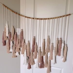 Pottery Barn Teen Oversized Tassel Garland Warm